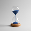 Blue Sandglass Hourglass Timer