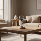 Blue Sandglass Hourglass Timer