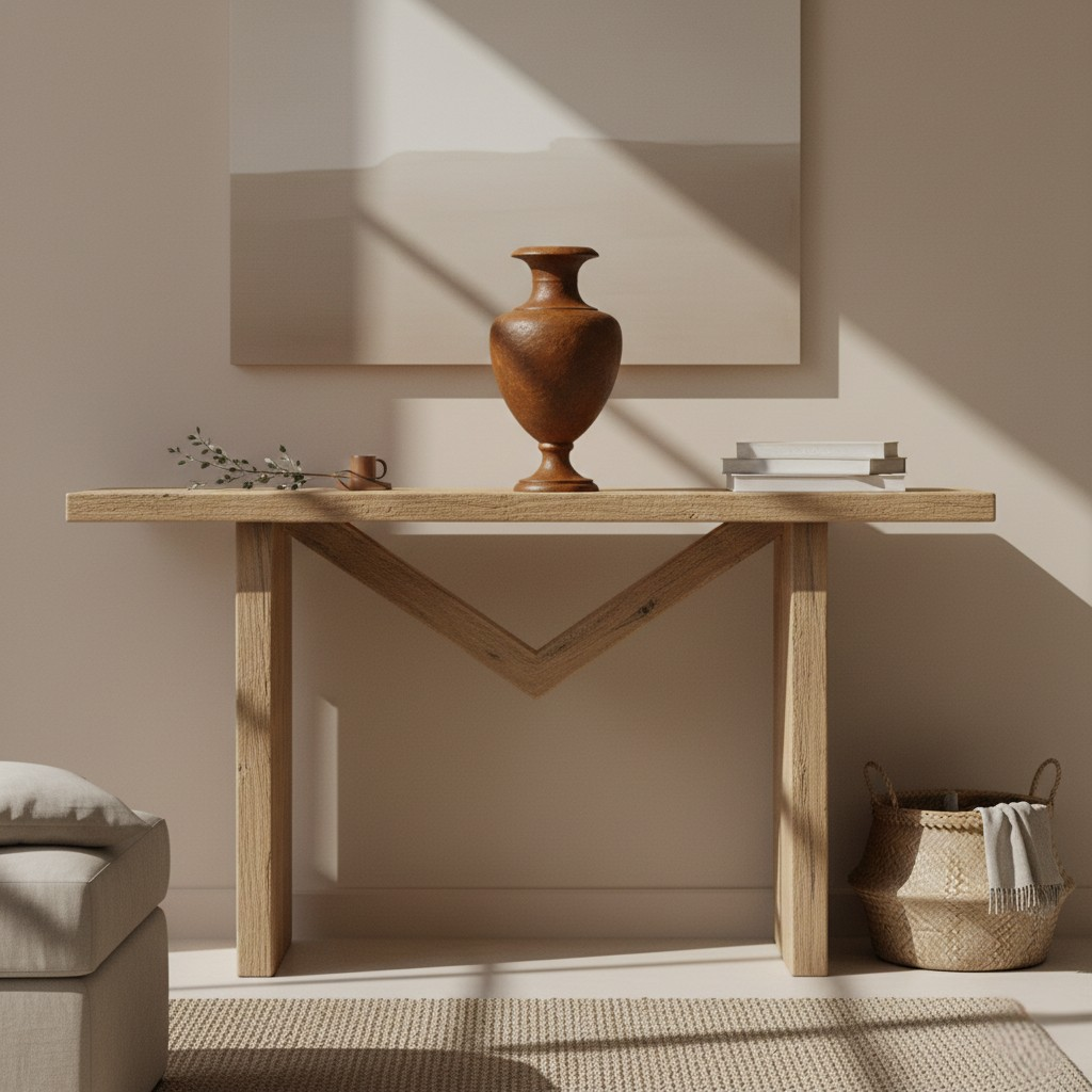 Rustic Brown Textured Ceramic Vase