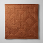 Geometric Quilted Wall Hanging Textile