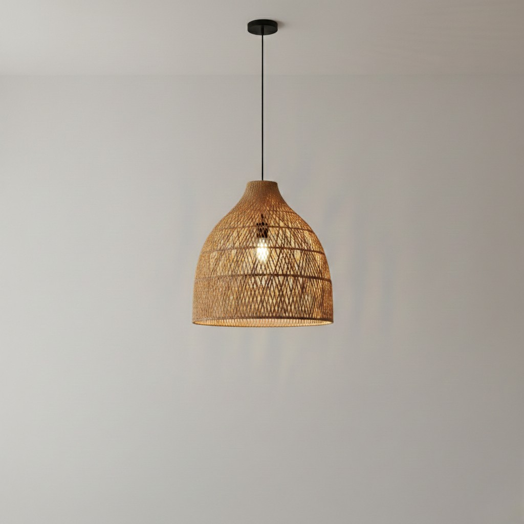 Woven Rattan Pendant Light Shade